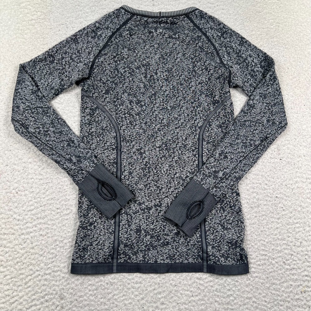 Ivivva by Lululemon Fly‎ Tech Top Girls 14 Long Sleeve Activewear Heather Gray - Picture 3 of 7